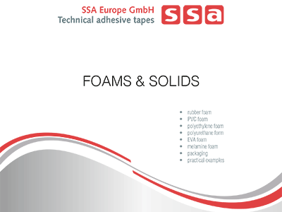 Product Brochure Foams & Solids