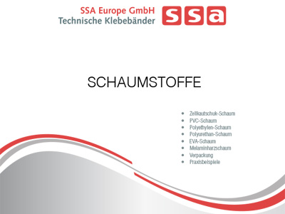 Produktbroschüre Schaumstoffe